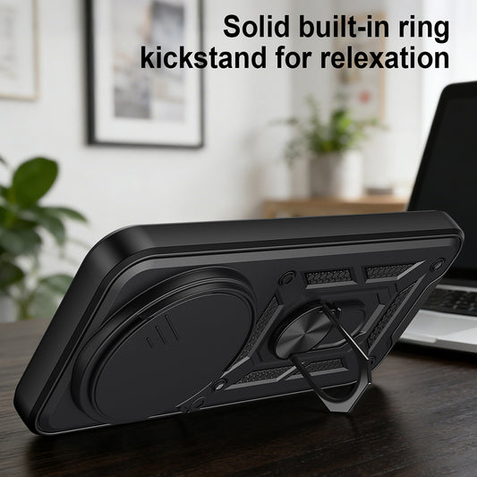 Θήκη για Xiaomi 17 Ultra, Techsuit, CamShield, Μαύρη