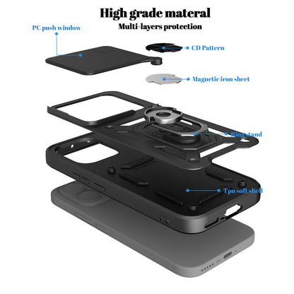 Θήκη για Xiaomi 17T, OEM, CamShield, Μαύρη