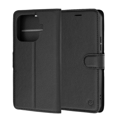 Θήκη για Xiaomi 17T Pro, Techsuit, Leather Folio, Μαύρη