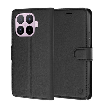 Θήκη για Xiaomi 17T, Techsuit, Leather Folio, Μαύρη
