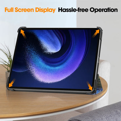 Case for Xiaomi Pad 6 / 6 Pro, Techsuit, FoldPro Starry Night, Multicolor