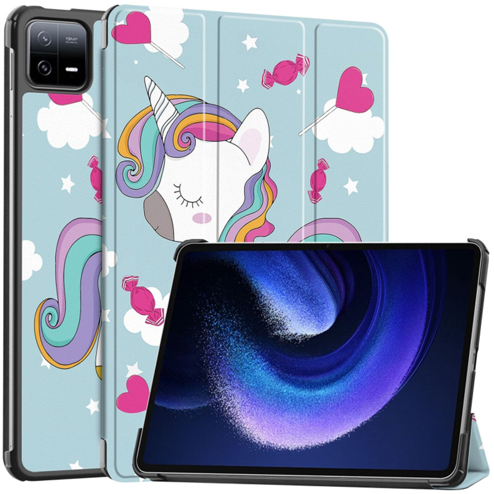 Θήκη για Xiaomi Pad 6 / 6 Pro, Techsuit, FoldPro Unicorn, Πολύχρωμο