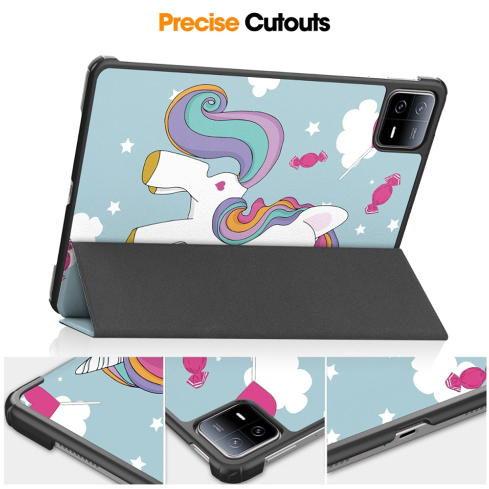 Θήκη για Xiaomi Pad 6 / 6 Pro, Techsuit, FoldPro Unicorn, Πολύχρωμο