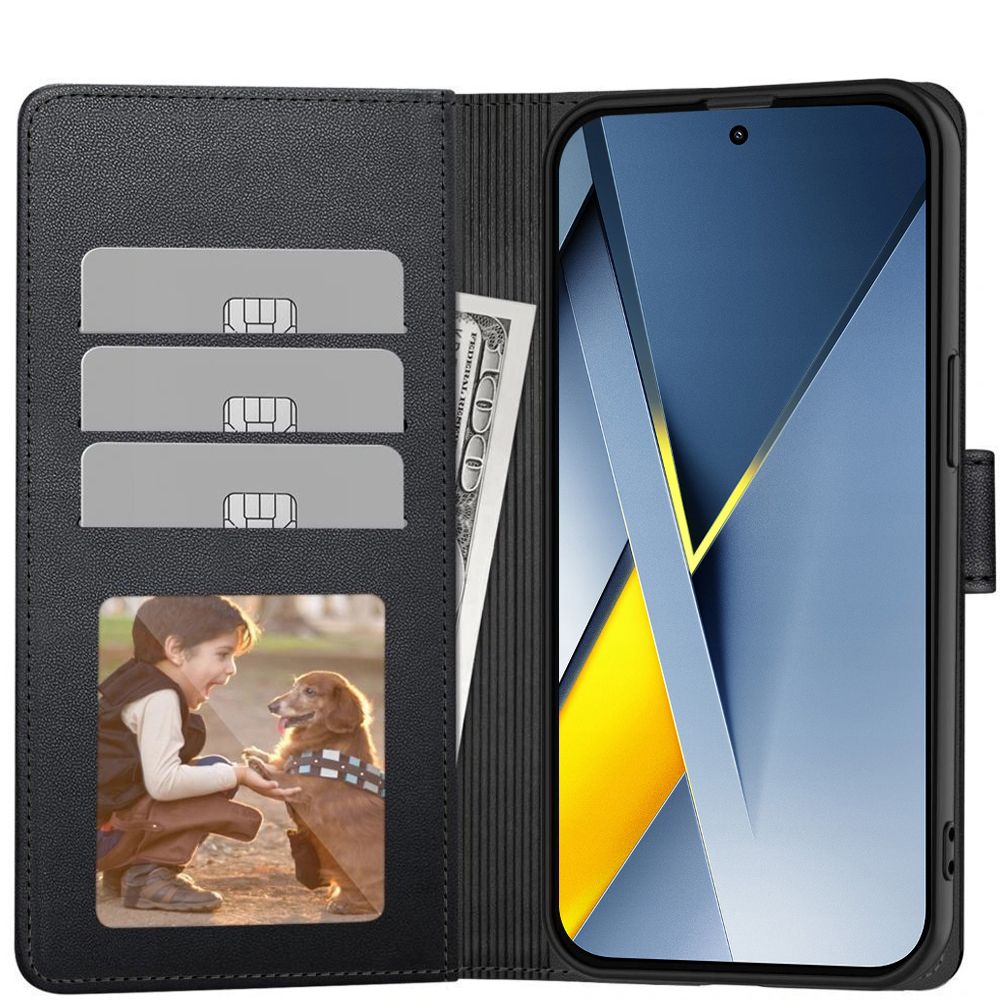 Θήκη για Xiaomi Poco F8 Ultra, Tech-Protect, Wallet, Μαύρη