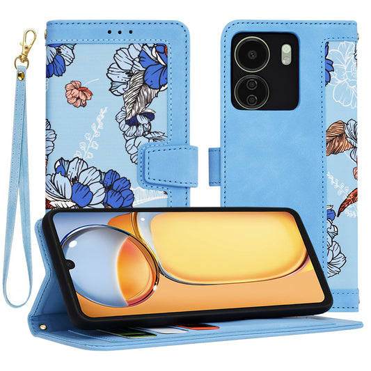 Θήκη για Xiaomi Poco C65 / Redmi 13C, Techsuit, FlipCraft, Μπλε