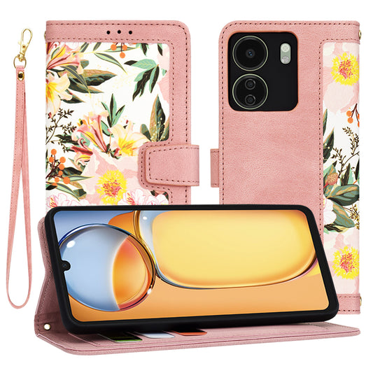 Θήκη για Xiaomi Poco C65 / Redmi 13C, Techsuit, FlipCraft, Ροζ