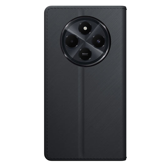 Θήκη για Xiaomi Poco C75 / Redmi 14C, 3MK, Πορτοφόλι, Μαύρο