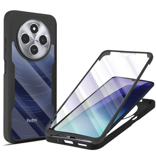 Θήκη για Xiaomi Poco C75 / Redmi 14C, Techsuit, ColorVerse 360, Μαύρο