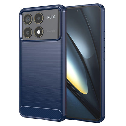 Θήκη για Xiaomi Poco F6 Pro, Techsuit, Carbon, Μπλε