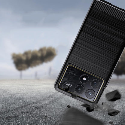 Θήκη για Xiaomi Poco F6 Pro, Techsuit, Carbon, Μπλε