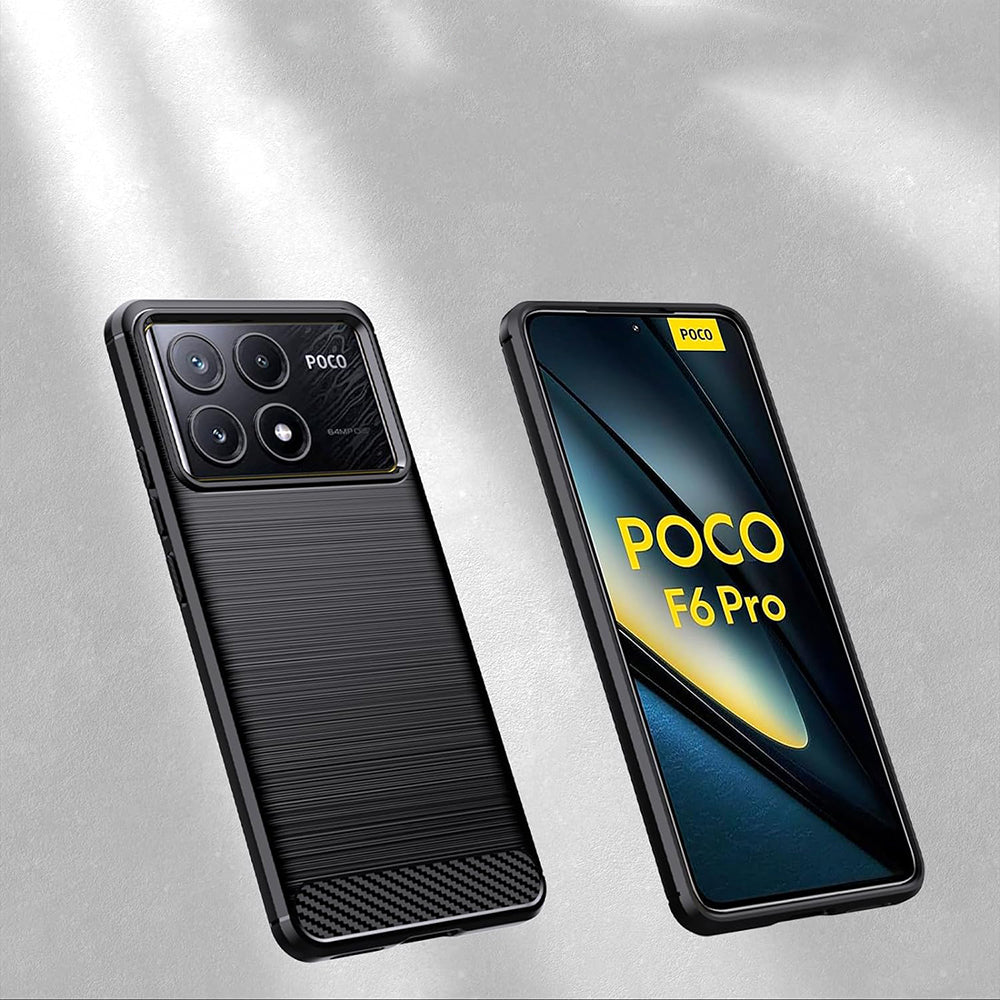 Θήκη για Xiaomi Poco F6 Pro, Techsuit, Carbon, Μαύρο