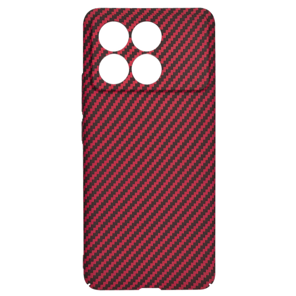 Θήκη για Xiaomi Poco F6 Pro, Techsuit, Carbonite FiberShell, Κόκκινο