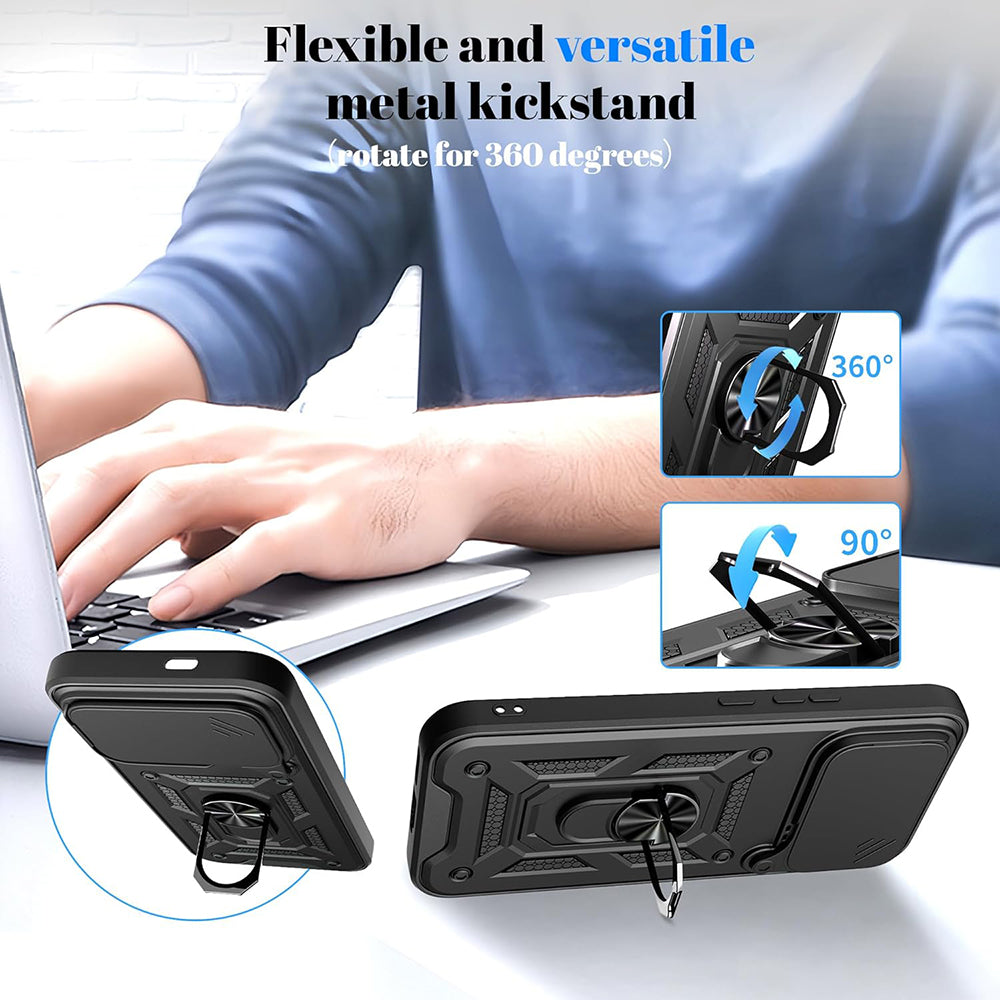 Θήκη για Xiaomi Poco F8 Ultra, Techsuit, CamShield, Μαύρη