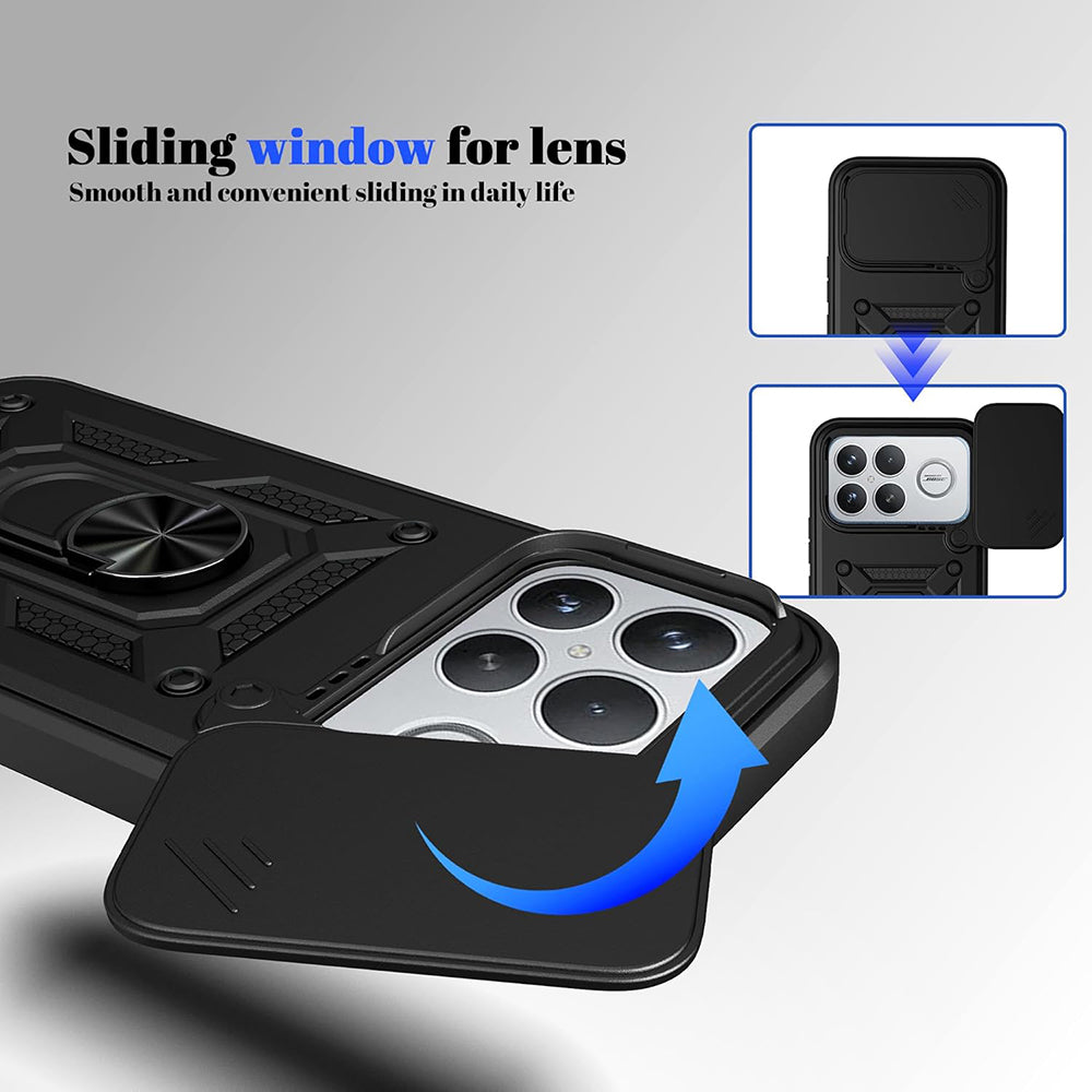 Θήκη για Xiaomi Poco F8 Ultra, Techsuit, CamShield, Μαύρη