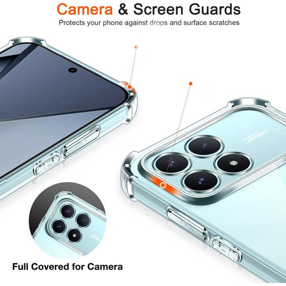 Θήκη για Xiaomi Poco F8 Ultra, Techsuit, Shockproof Clear, Διαφανής