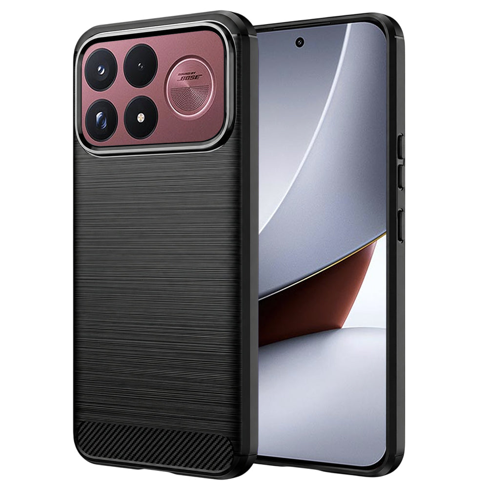 Θήκη για Xiaomi Poco F9 Ultra, Techsuit, Carbon, Μαύρη