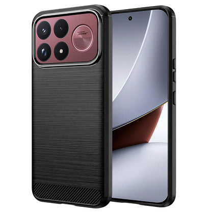 Θήκη για Xiaomi Poco F9 Ultra, Techsuit, Carbon, Μαύρη