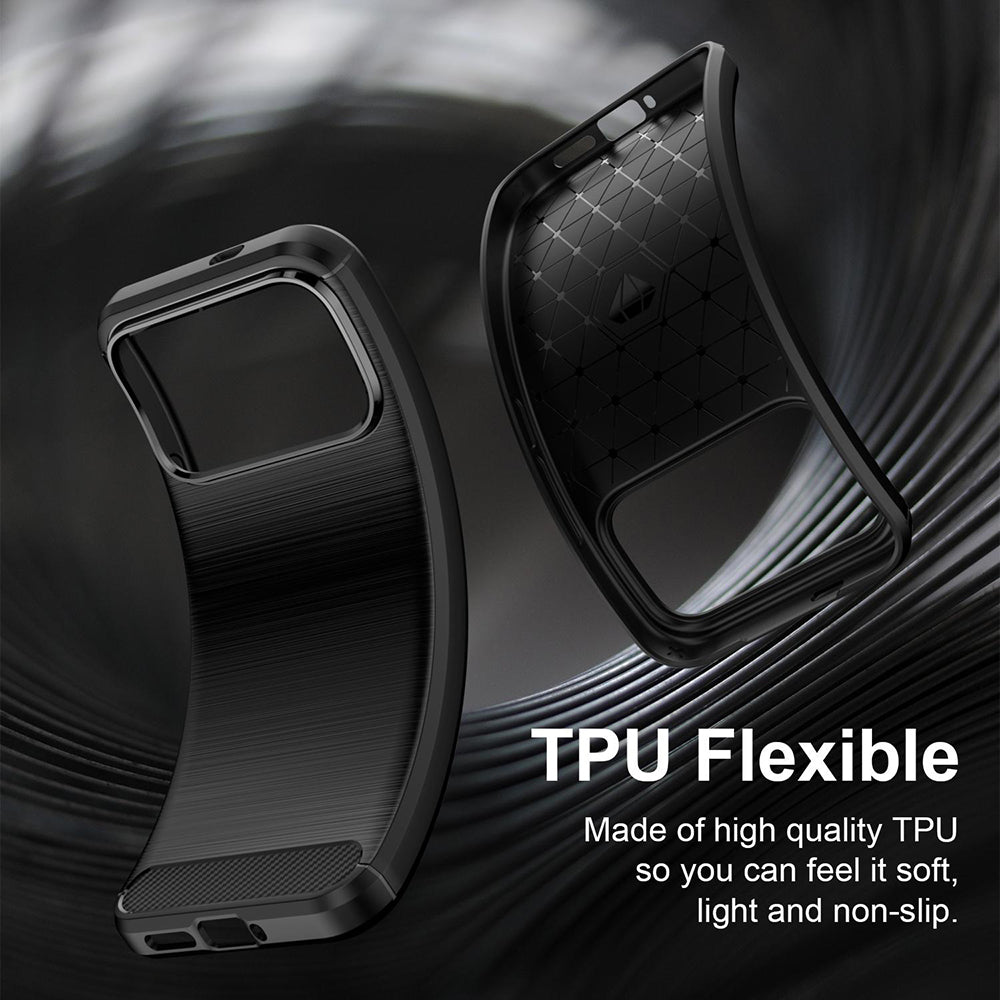 Θήκη για Xiaomi Poco F9 Ultra, Techsuit, Carbon, Μαύρη