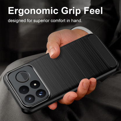 Θήκη για Xiaomi Poco F9 Ultra, Techsuit, Carbon, Μαύρη
