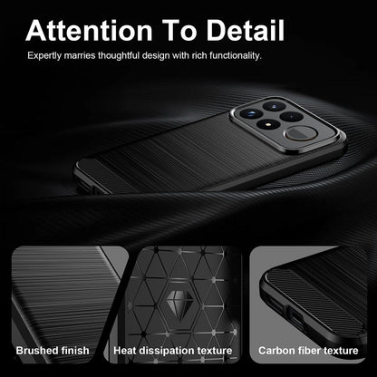 Θήκη για Xiaomi Poco F9 Ultra, Techsuit, Carbon, Μαύρη