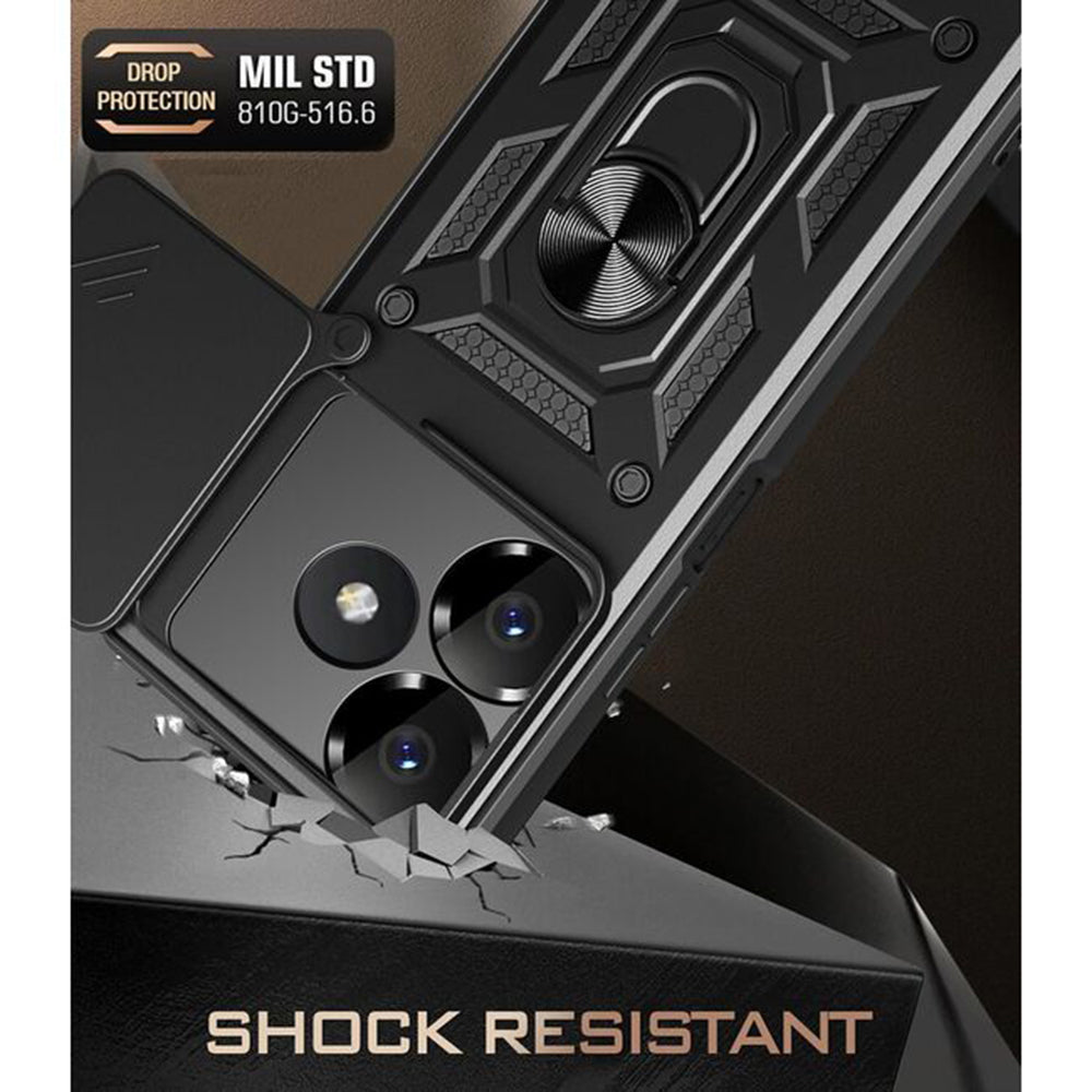 Θήκη για Xiaomi Poco M6 4G / Redmi 13, Techsuit, CamShield, Μπλε