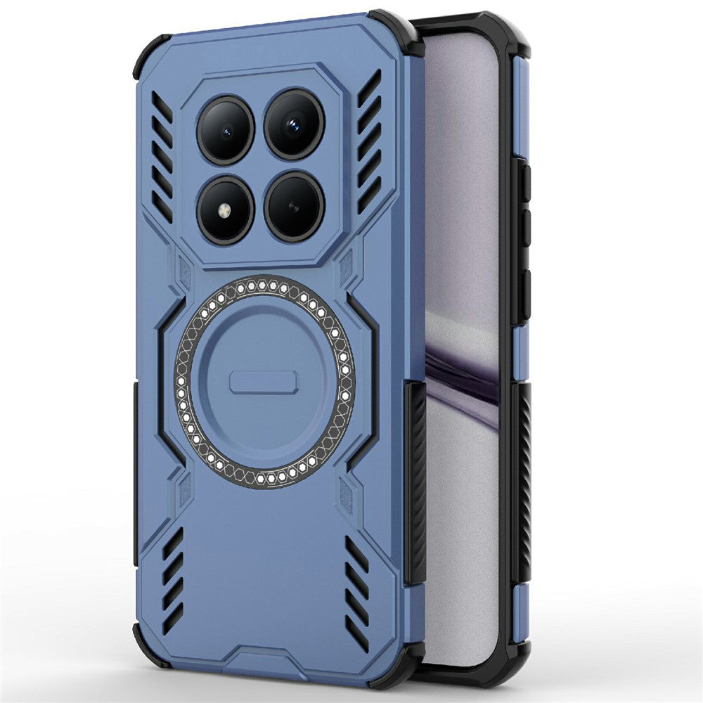 Θήκη MagSafe για Xiaomi Poco M8 Pro / Redmi Note 15 Pro+ 5G, Techsuit, ArmorMag, Μπλε