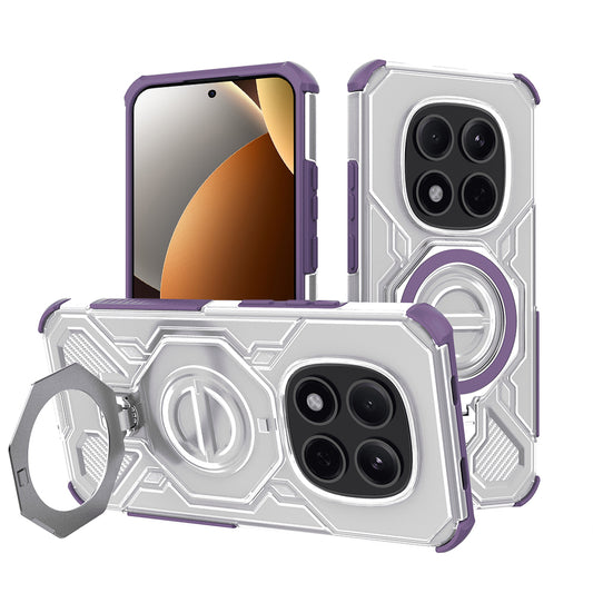 Θήκη για Xiaomi Poco M8 Pro / Redmi Note 15 Pro+ 5G, Techsuit, Carbon Shield Pro, Μωβ