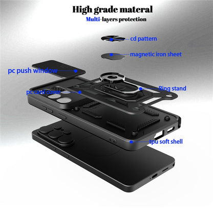 Case for Xiaomi Poco M8 / Redmi Note 15 5G / Note 15 4G, Techsuit, CamShield, Golden Pink
