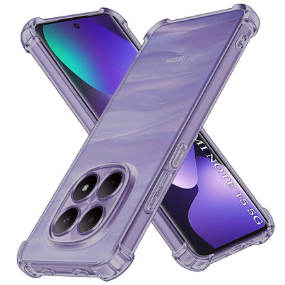 Case for Xiaomi Poco M8 / Redmi Note 15 5G / Note 15 4G, Techsuit, Shockproof Clear, Black
