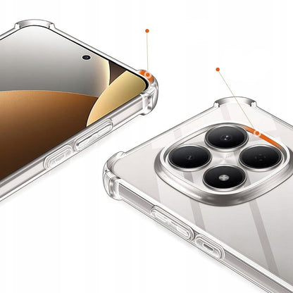 Case for Xiaomi Poco M8 / Redmi Note 15 5G / Note 15 4G, Techsuit, Shockproof Clear, Transparent