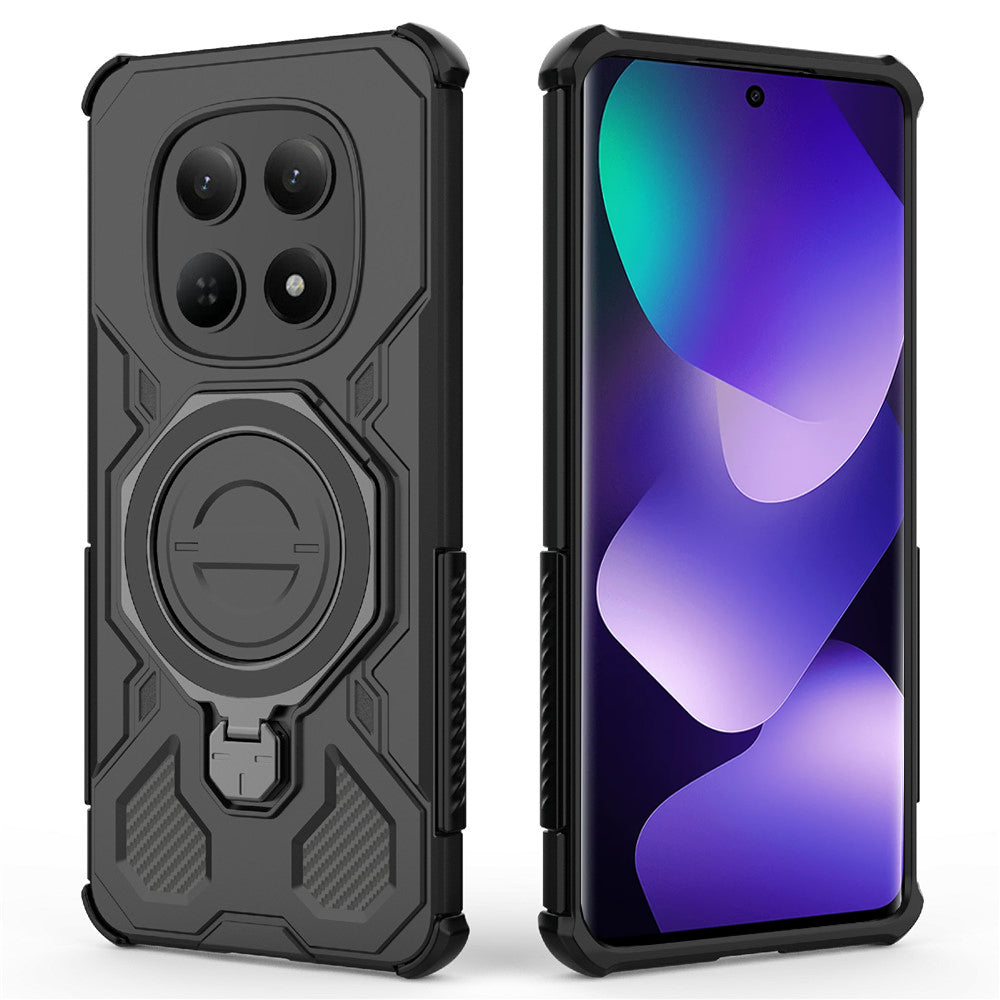 Θήκη για Xiaomi Poco M8 / Redmi Note 15 5G, Techsuit, Carbon Shield Pro, Μαύρη