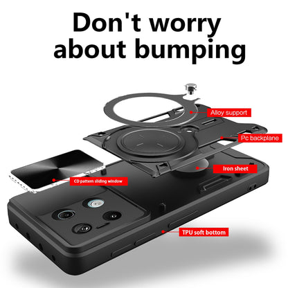 Θήκη για Xiaomi Poco X6 / Note 13 Pro 5G, Techsuit, CamGuard Pro, Μαύρο