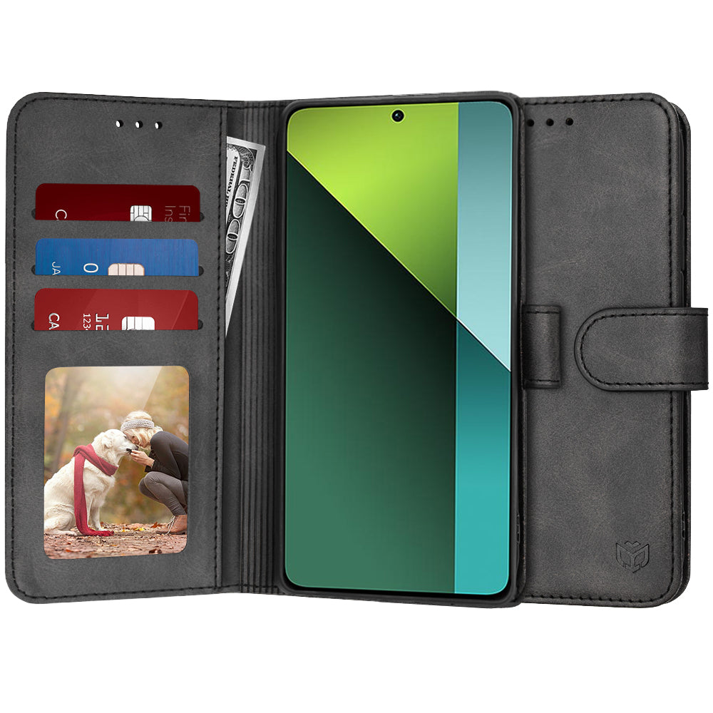 Θήκη για Xiaomi Poco X6 / Note 13 Pro 5G, Techsuit, Diary Book, Μαύρη