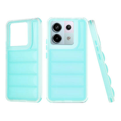 Θήκη για Xiaomi Poco X6 / Note 13 Pro 5G, Techsuit, Wave Shield, Τιρκουάζ