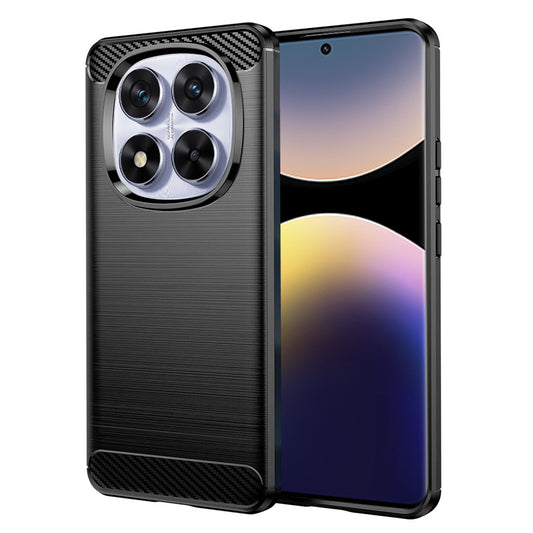 Θήκη για Xiaomi Poco X7 / Note 14 Pro 5G, Techsuit, Άνθρακας, Μαύρο