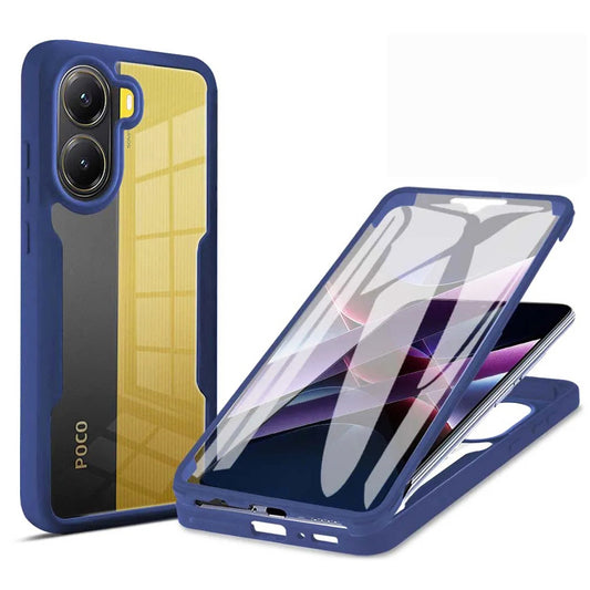 Θήκη για Xiaomi Poco X7 Pro, Techsuit, ColorVerse 360, Μπλε