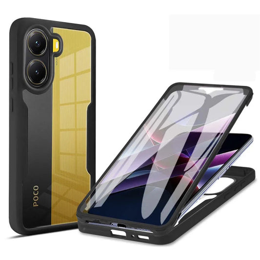Θήκη για Xiaomi Poco X7 Pro, Techsuit, ColorVerse 360, Μαύρο