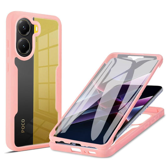 Θήκη για Xiaomi Poco X7 Pro, Techsuit, ColorVerse 360, Ροζ