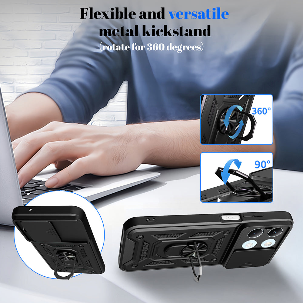 Case for Xiaomi Poco X8 Pro Max, Techsuit, CamShield, Blue