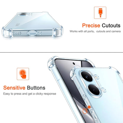 Θήκη για Xiaomi Poco X8 Pro Max, Techsuit, Shockproof Clear, Διαφανής