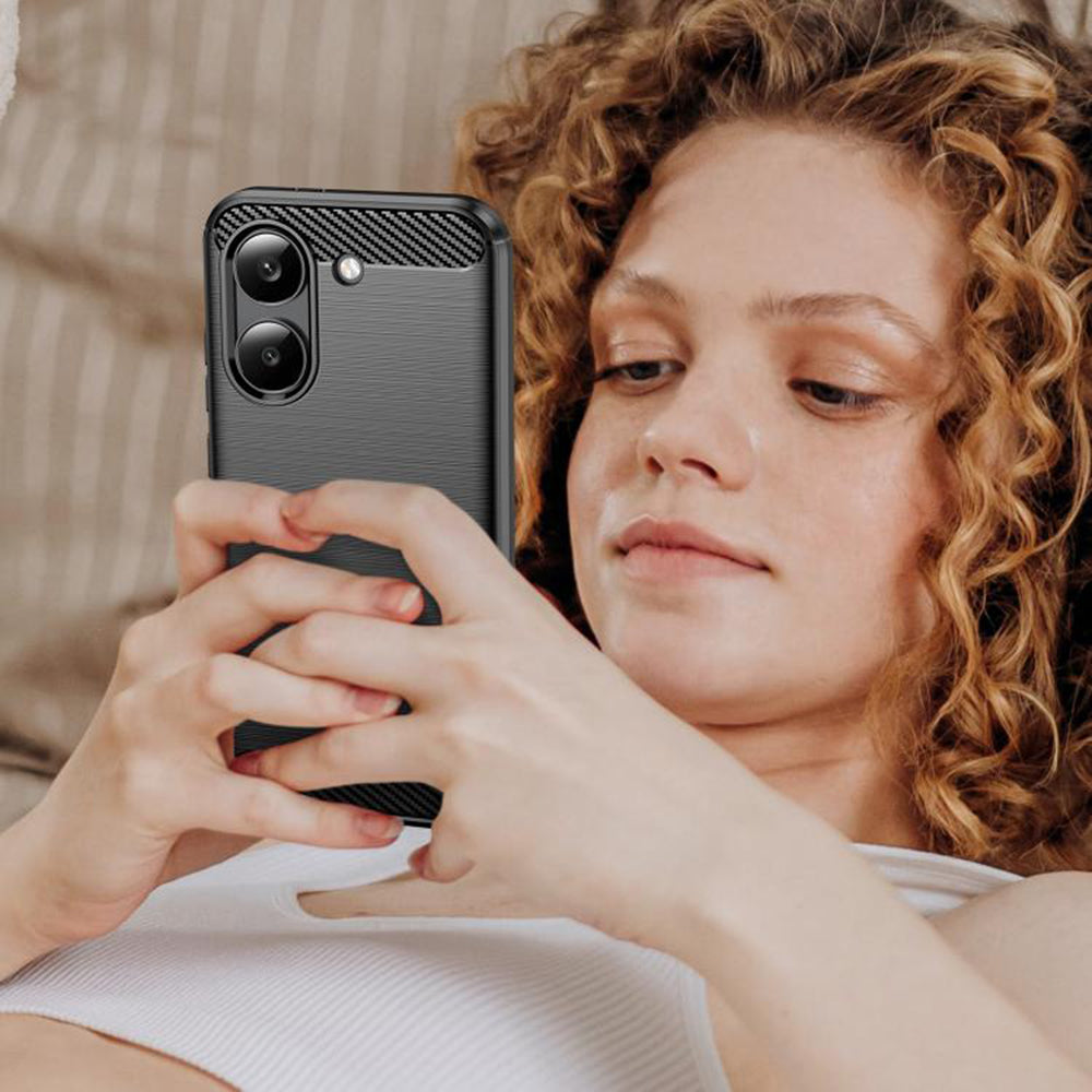 Θήκη για Xiaomi Poco X8 Pro, Techsuit, Carbon, Μπλε