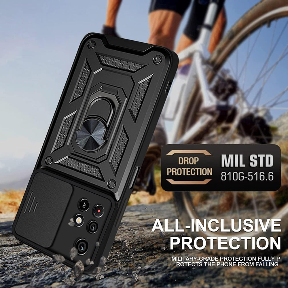 Case for Xiaomi Redmi 10 2022 / 10 (2021), Techsuit, CamShield, Black