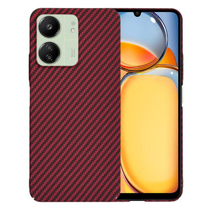 Case for Xiaomi Redmi 13C 5G / 13C / Poco C65, Techsuit, Carbonite FiberShell, Red