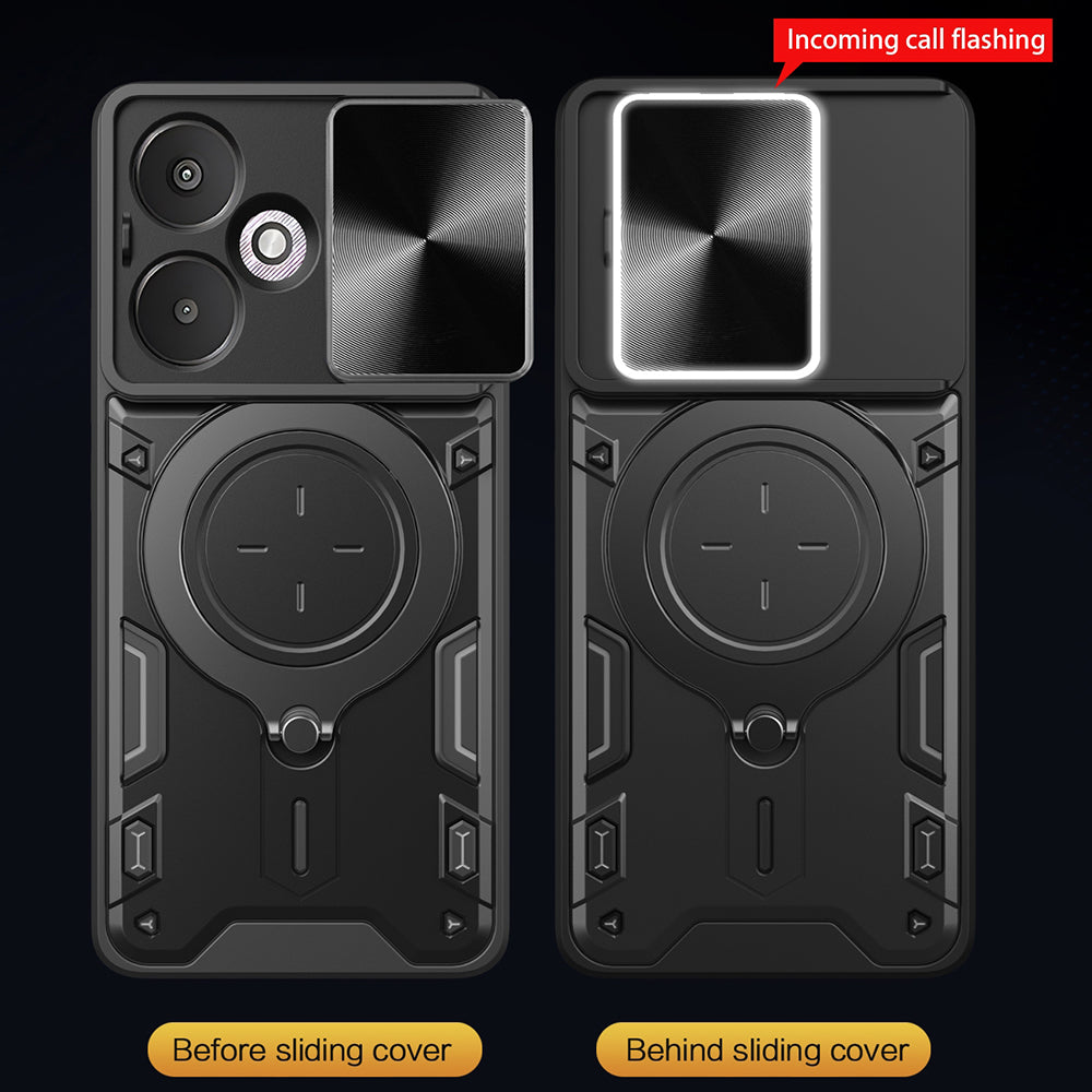 Θήκη για Xiaomi Redmi 13C 5G, Techsuit, CamGuard Pro, Μαύρη