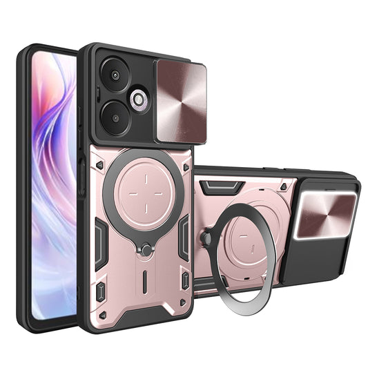 Θήκη για Xiaomi Redmi 13C 5G, Techsuit, CamGuard Pro, Ροζ Χρυσό
