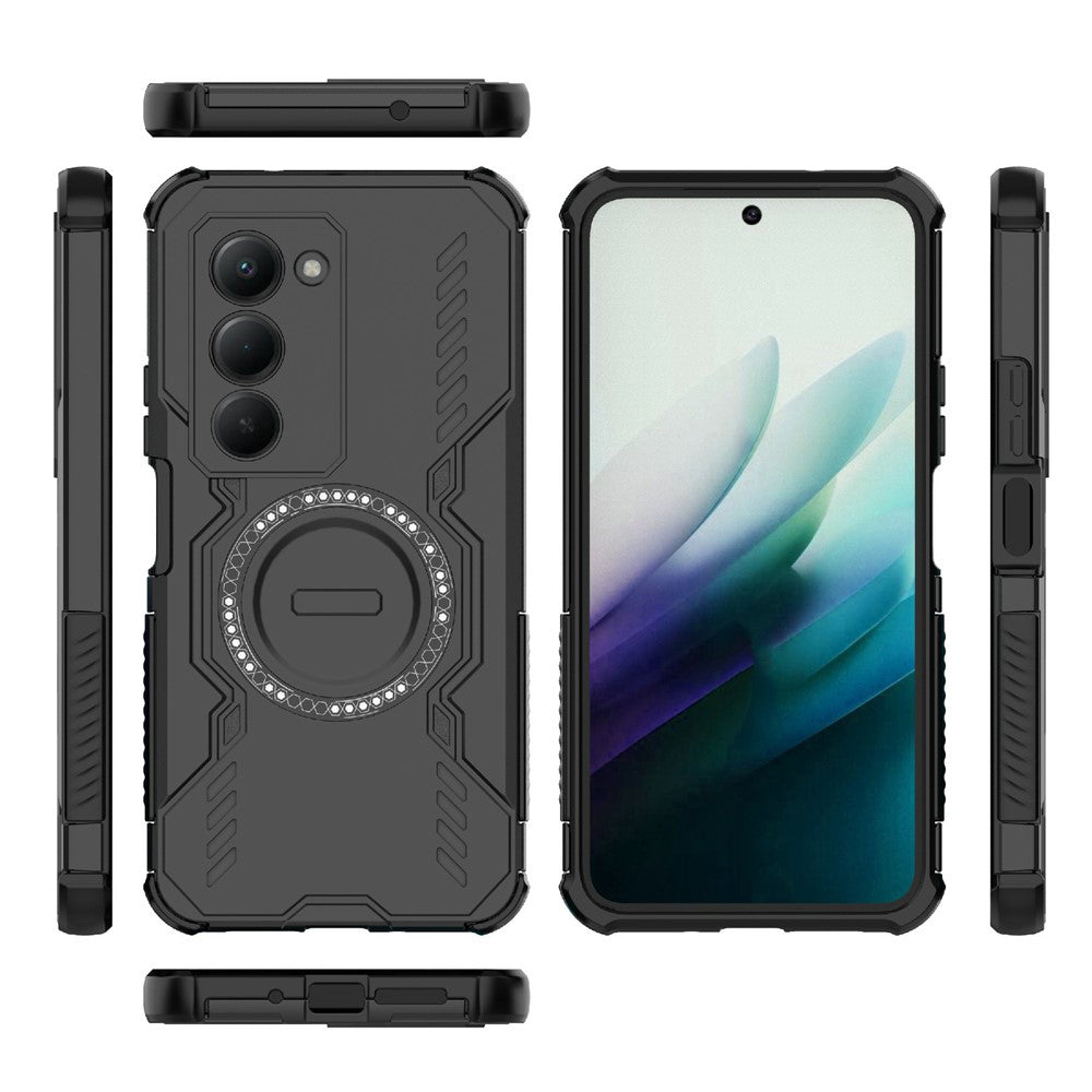 Θήκη για Xiaomi Redmi 15 5G / 15 4G, Techsuit, ArmorMag, Μαύρη
