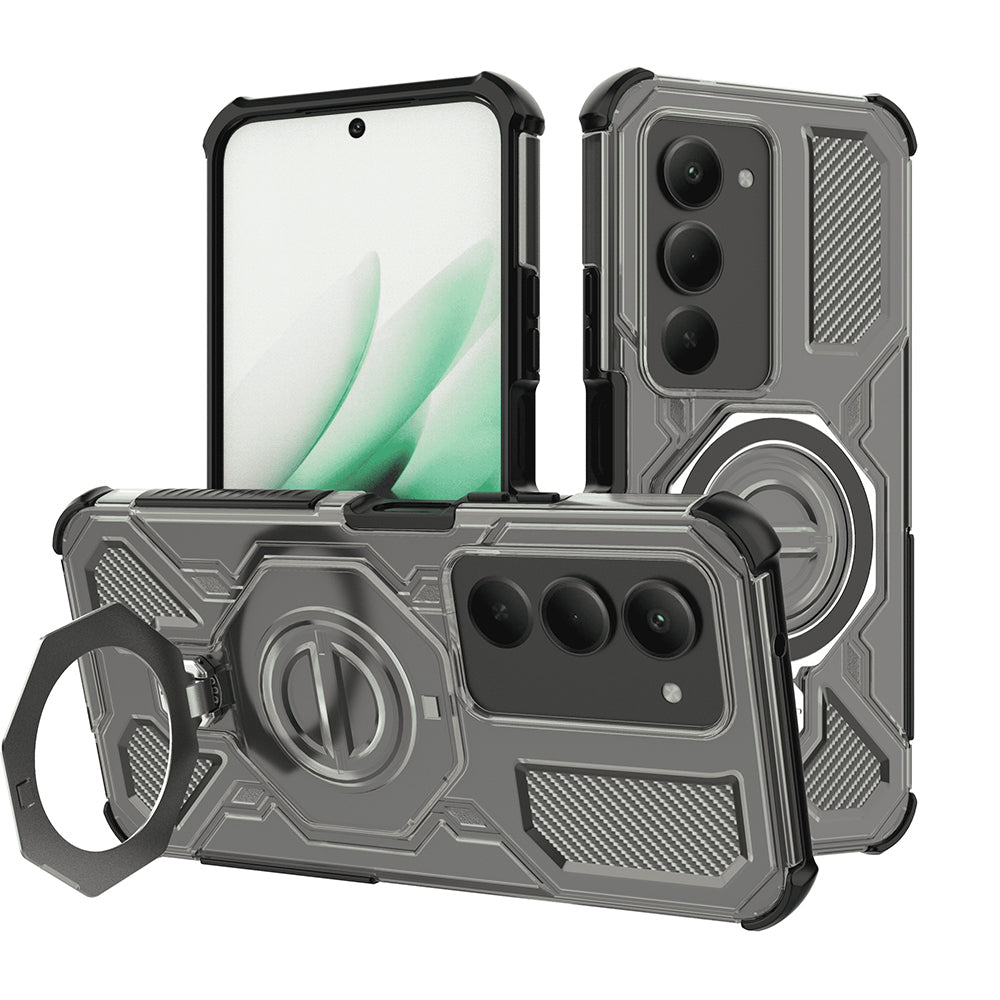 Case for Xiaomi Redmi 15 5G / 15 4G, Techsuit, Carbon Shield Pro, Light Black