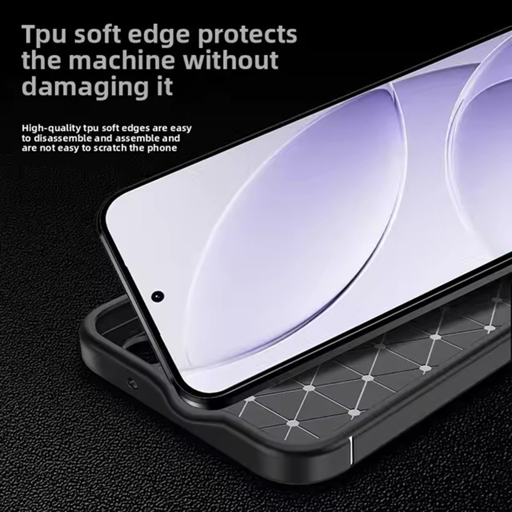 Θήκη για Xiaomi Redmi 15 5G / 15 4G, Techsuit, CarbonFiber, Μαύρη