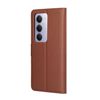 Θήκη για Xiaomi Redmi 15 5G / 15 4G, Techsuit, Leather Folio, Καφέ