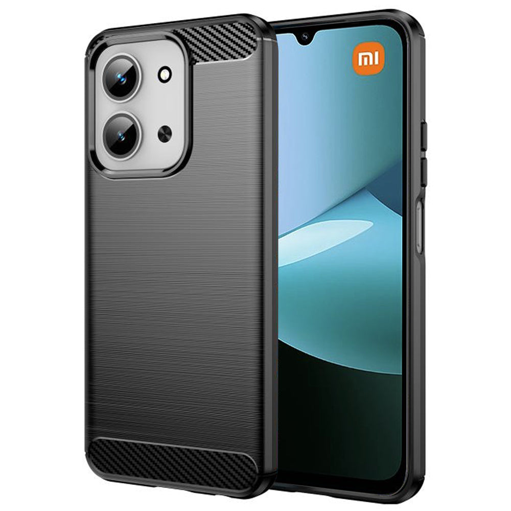 Θήκη για Xiaomi Redmi 15C 5G / 15C 4G, Techsuit, Carbon, Μαύρο